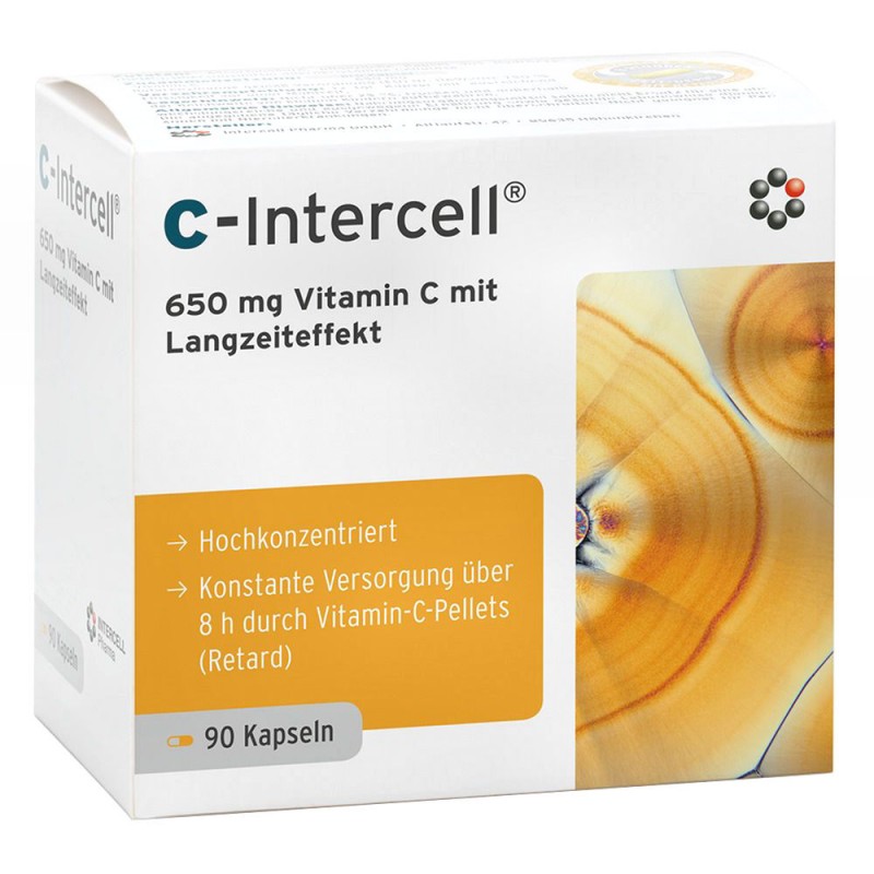 Vitamin C - intercell s podaljšanim delovanjem 90 kapsul