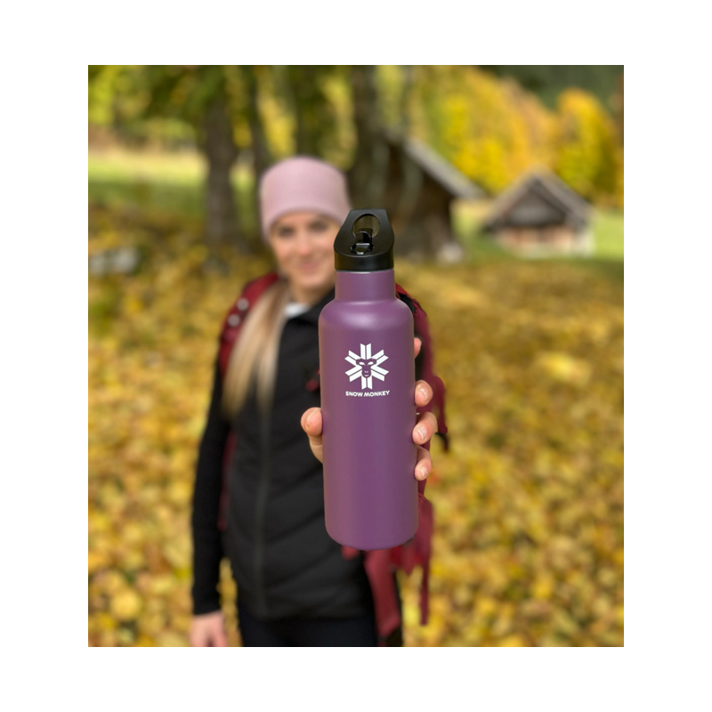 Flaška Go-getter Plum 0,6 L SNOW MONKEY