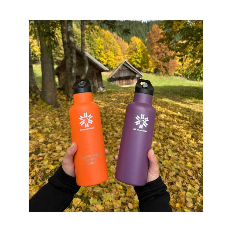 Flaška Go-getter Plum 0,6 L SNOW MONKEY