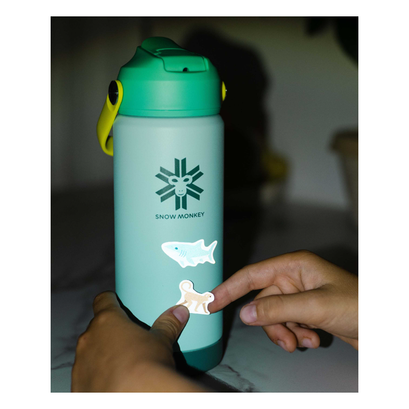 Flaška Kids green 530 ml SNOW MONKEY