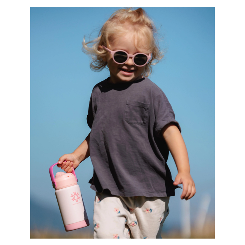 Flaška Kids pink 350 ml SNOW MONKEY