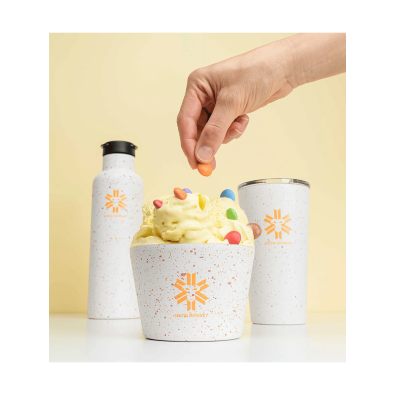 Flaška MOVER Wild Dot 0,75 L SNOW MONKEY