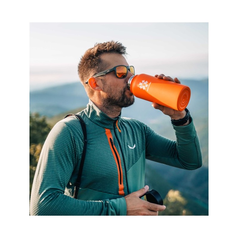 Flaška Traveler Orange 1 L SNOW MONKEY