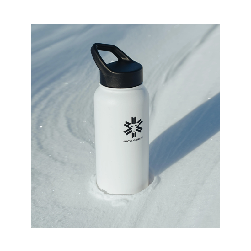 Flaška Traveler bela 1 L SNOW MONKEY