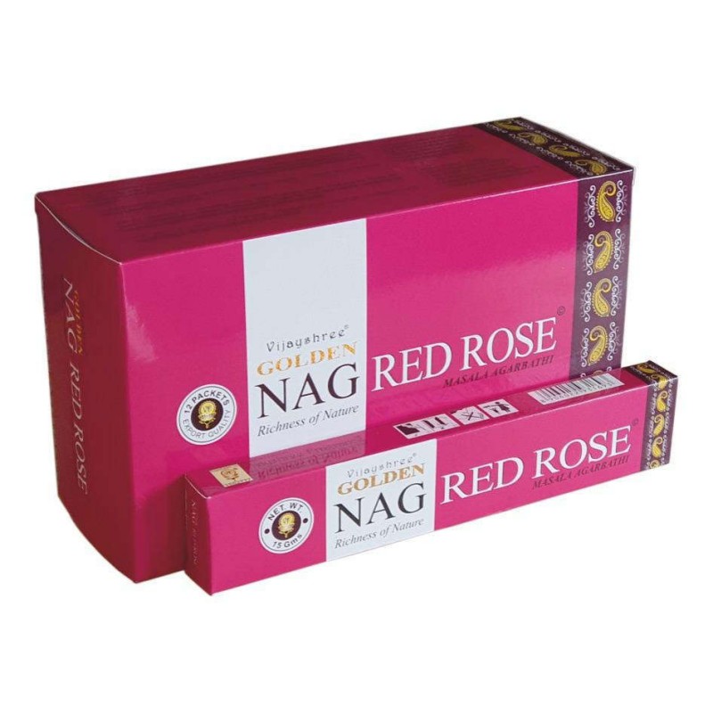 Dišeče palčke Golden Nag red rose 15g