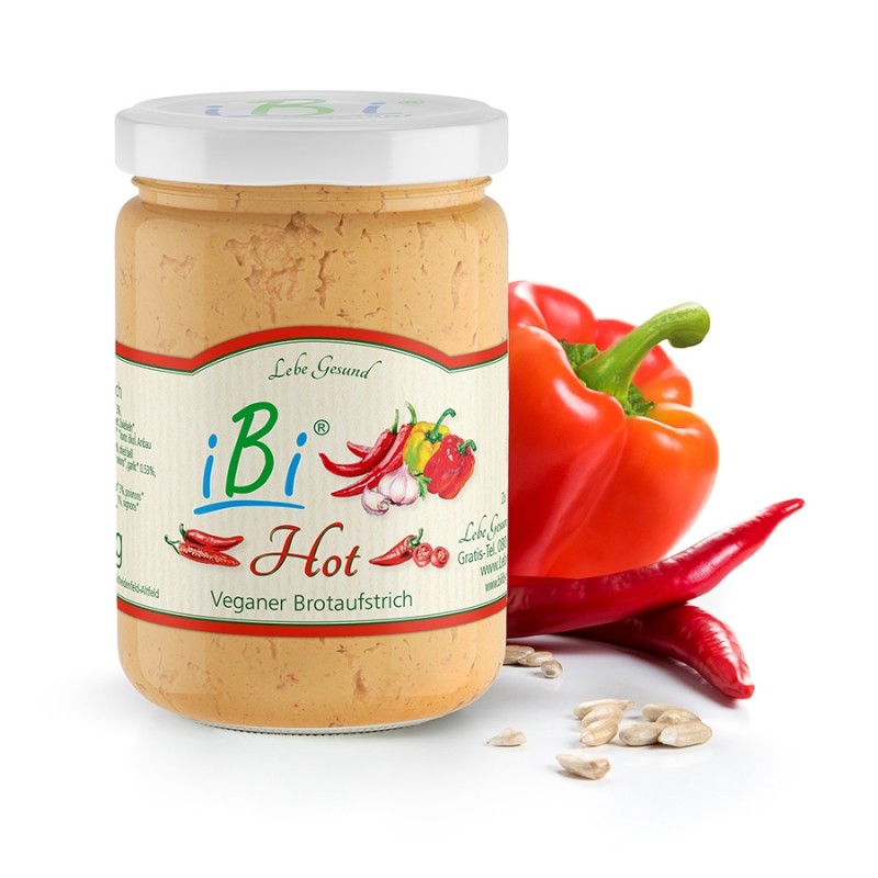 Rastlinski PIKANTNI namaz, 170 g, iBi