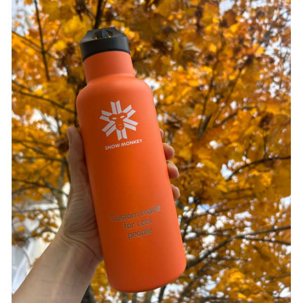 Flaška Go-getter Orange 0,6 L SNOW MONKEY