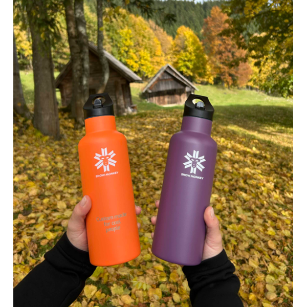 Flaška Go-getter Plum 0,6 L SNOW MONKEY