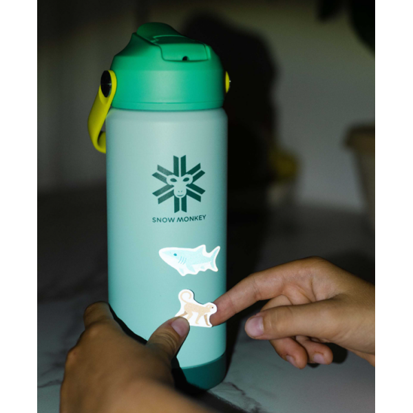 Flaška Kids green 530 ml SNOW MONKEY