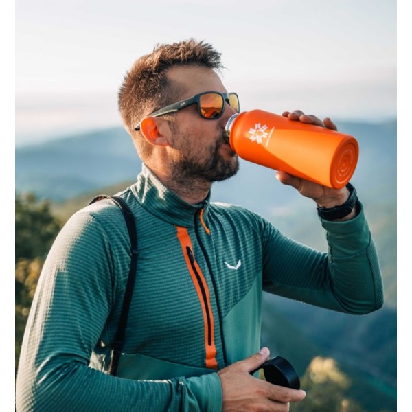 Flaška Traveler Orange 1 L SNOW MONKEY