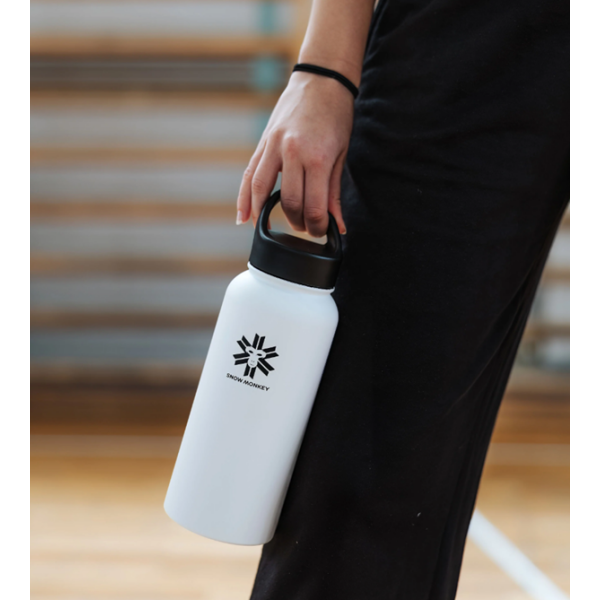 Flaška Traveler bela 1 L SNOW MONKEY