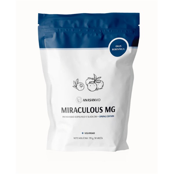 Magnezij Miraculous mg Spring edition 139 g ANASANMD