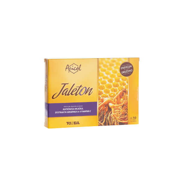 Apicol - Jaleton, matični mleček, ekstrakt ginsenga, vitamin C, 20 fiol, Apicol
