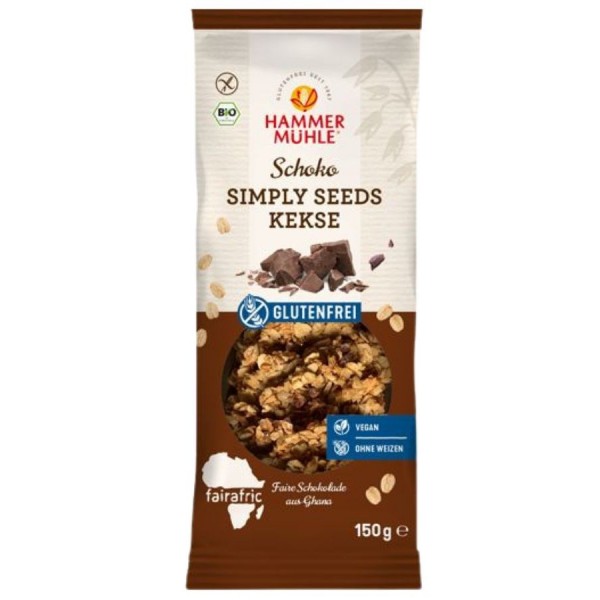 Čokoladni piškot Simply Seeds 150 g Hammer Muhle