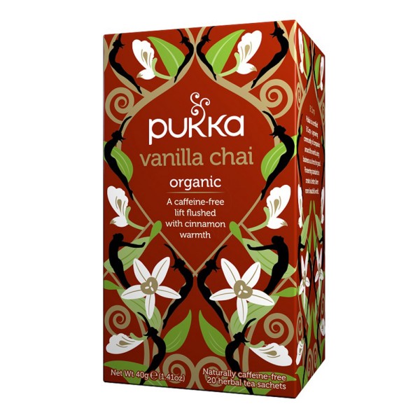 Čaj CHAI Z VANILIJO 20 vrečk Pukka