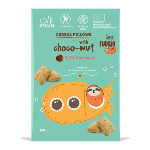 Žitne blazinice z lešnikom 200g Super Fudgio