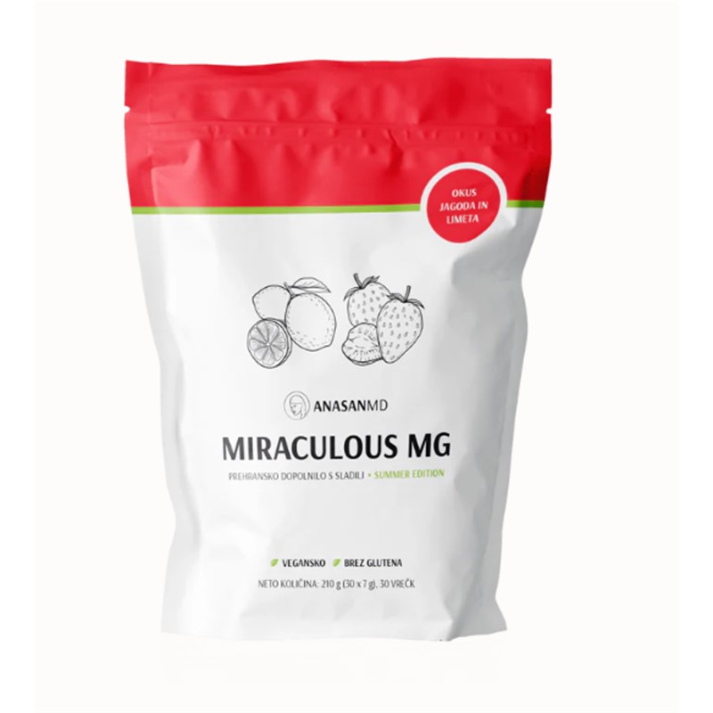 Magnezij Miraculous mg Summer edition 210 g ANASANMD