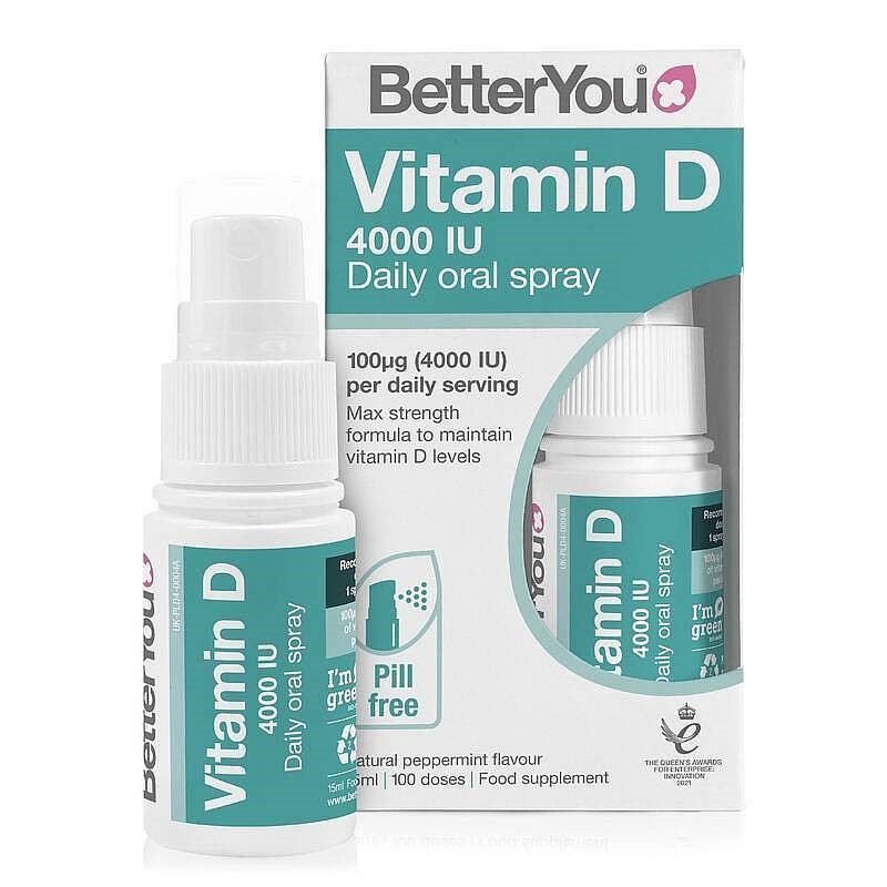 Ustno pršilo Vitamin D3 4000 i.e. 15ml Better You
