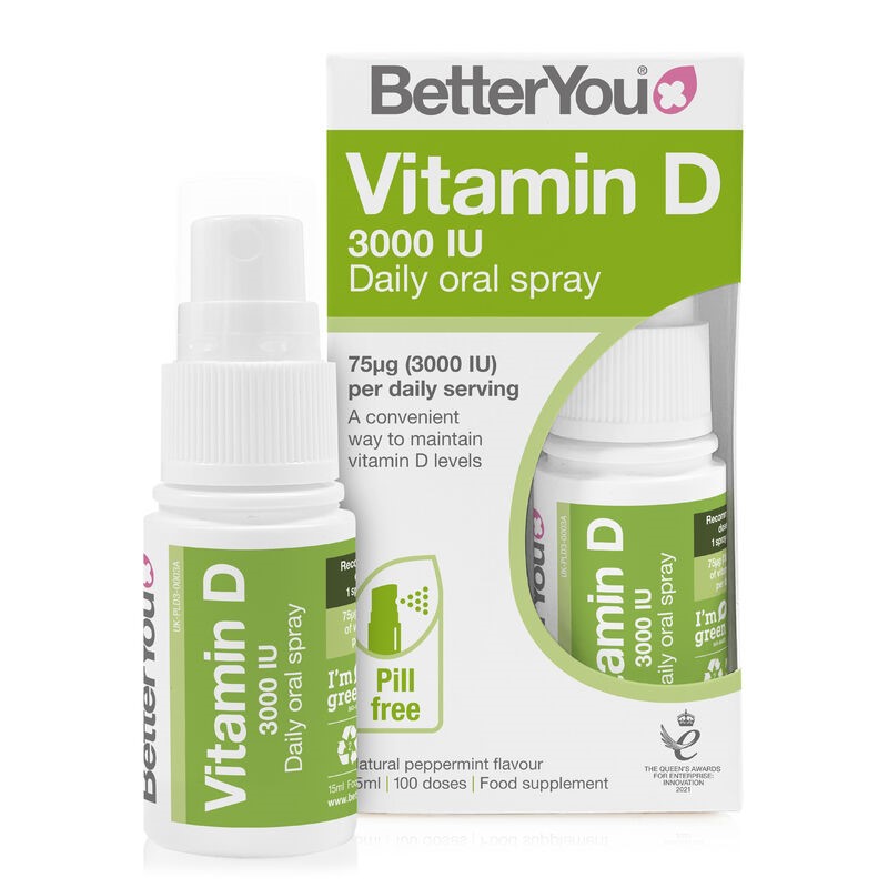 D3 vitamin 3000 v spreju 15 ml Better you