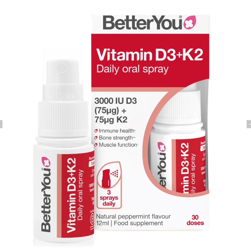 D3+K2 vitamin v spreju 15 ml Better you