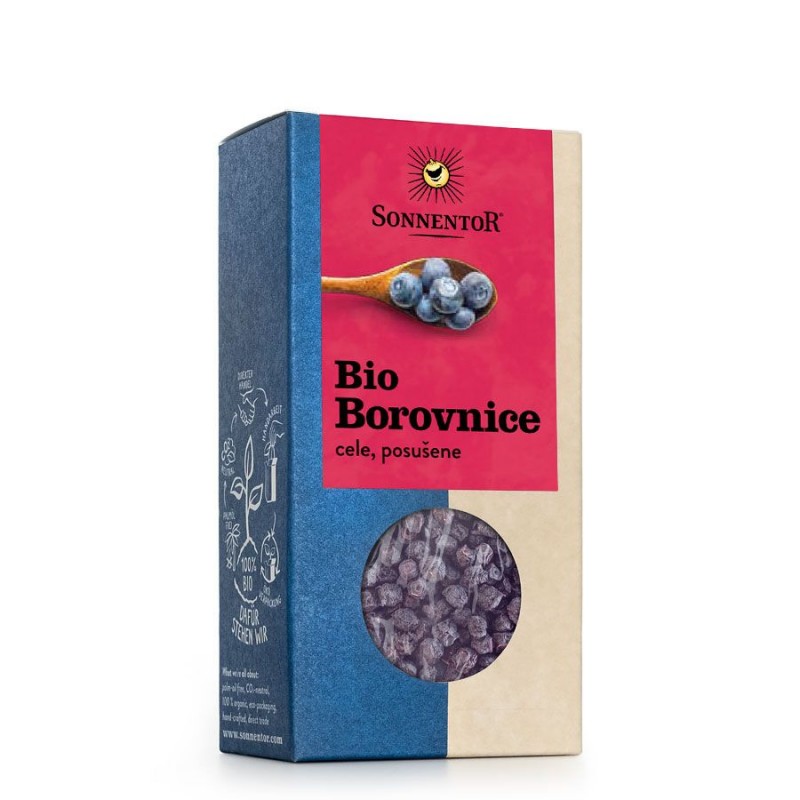 Bio posušene borovnice 45 g, Sonnentor