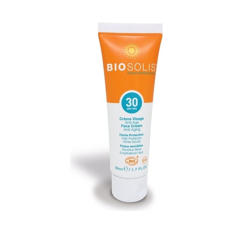 Krema za zaščito obraza pred soncem 30 spf 50ml Biosolis