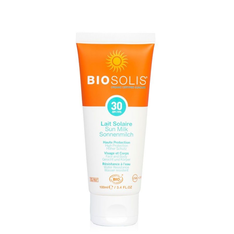 Mleko za zaščito pred soncem 30 spf 100ml Biosolis