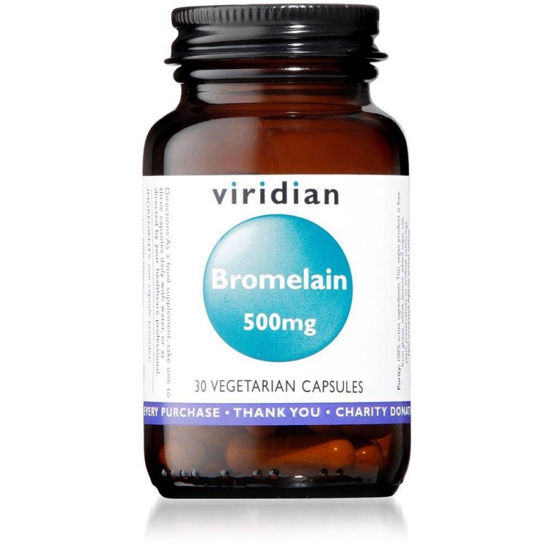 Bromelain 500mg 30 kapsul Viridian