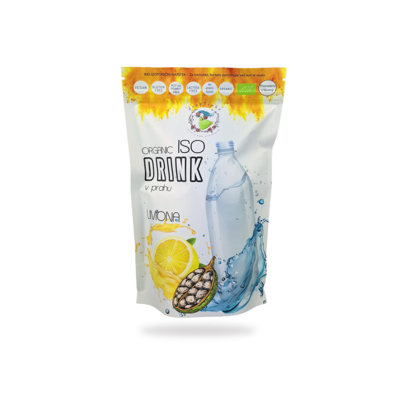 Orgnic ISO Drink v prahu limona 300 g, Drobtinka
