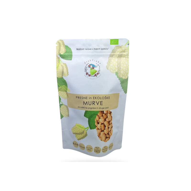 Presne ekološke sušene murve 130g drobTinka