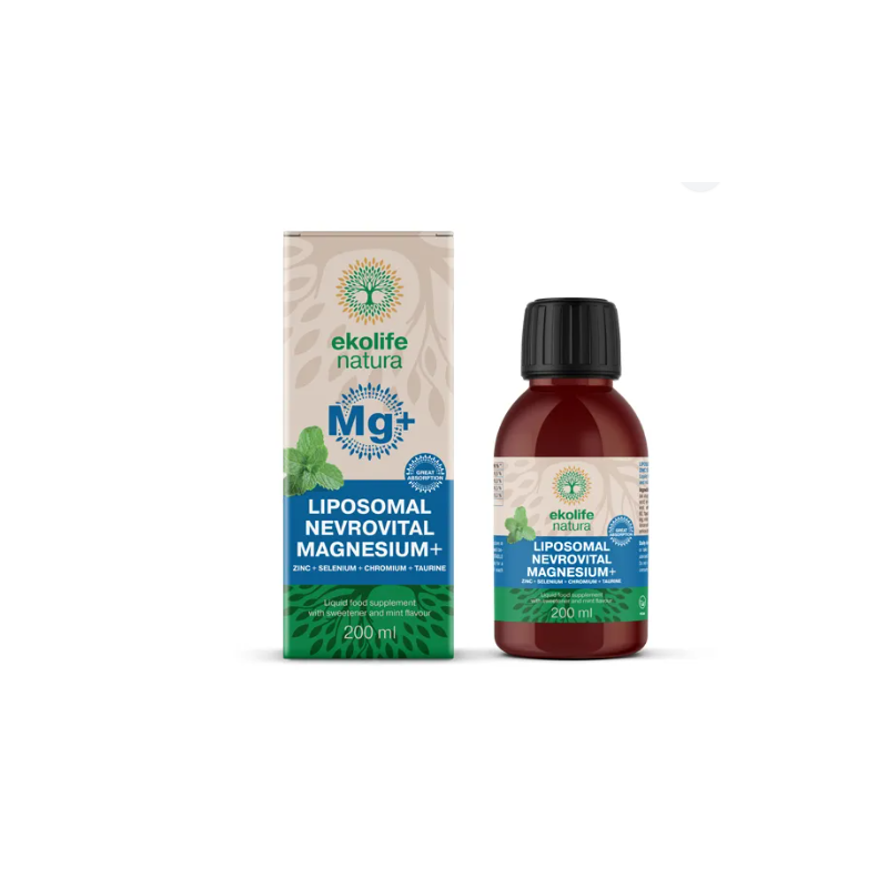 Liposomski Nevrovital Magnezij+ 200 ml, Ekolife natura