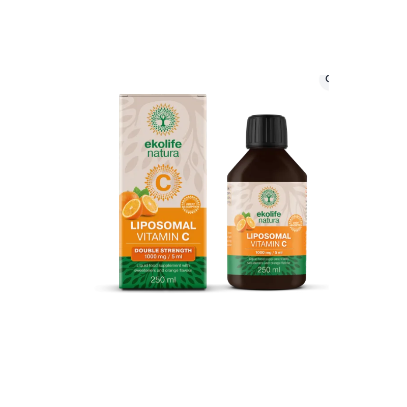 Liposomski vitamin C 1000 mg 250 ml Ekolife natura