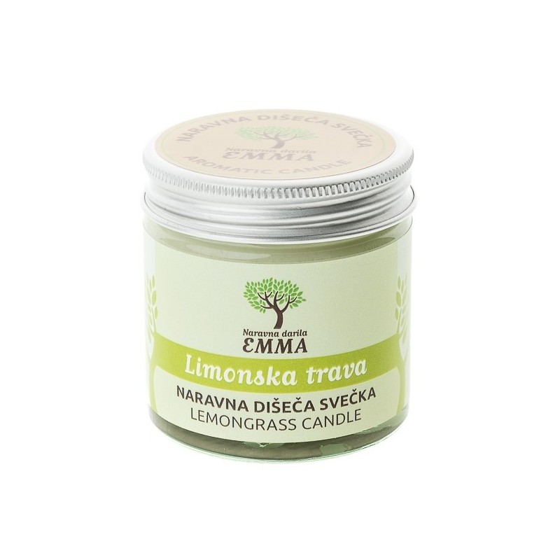 Naravna dišeča svečka limonska trava Emma
