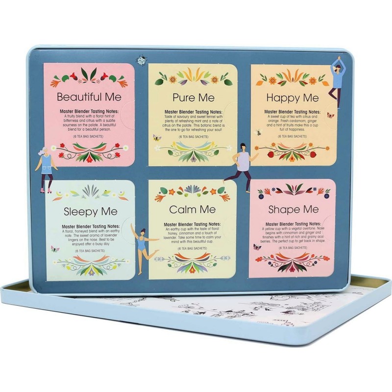 Ekološka Wellness zbirka čajev 36 vrečk English Tea Shop