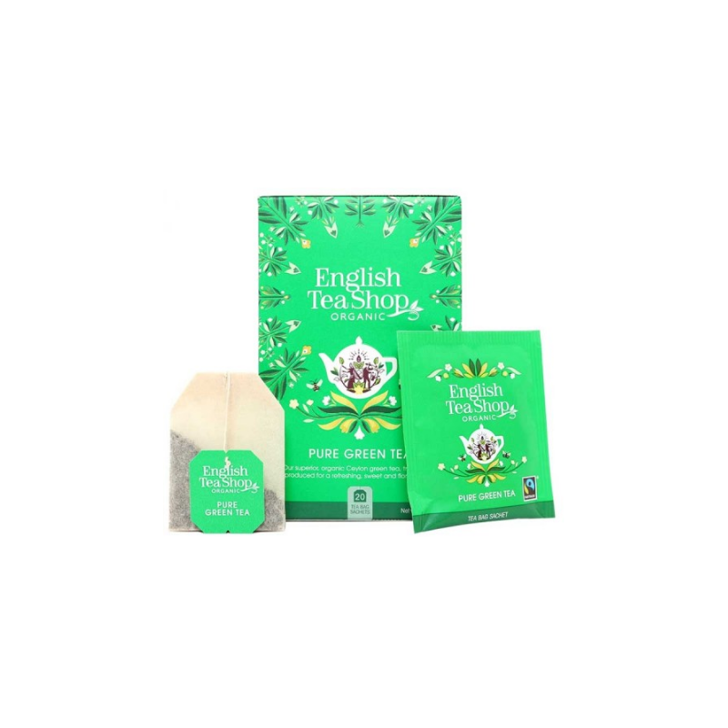 Bio zeleni čaj 20 vrečk Engslih Tea Shop
