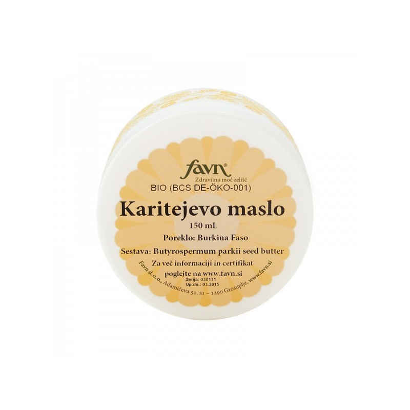 Karitejevo maslo 150g Favn