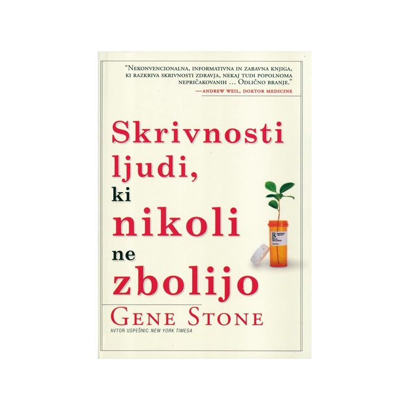 Knjiga Skrivnost ljudi ki nikoli ne zbolijo