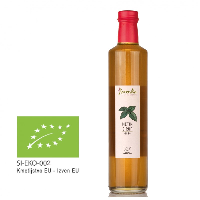Ekološki metin sirup 500 ml, Korenika