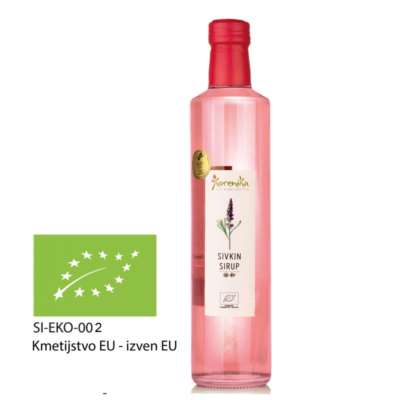 Ekološki sivkin sirup 500 ml, Korenika