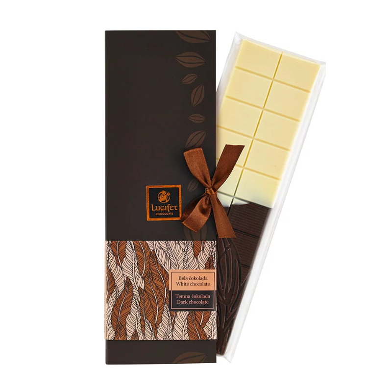 Temno bela čokolada klasik 100 g Lucifer