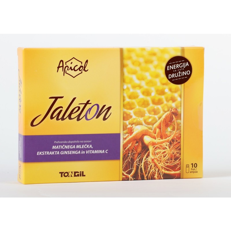 Matični mleček z ginsengom in C vitaminom 10 ampul po 10ml Tongil