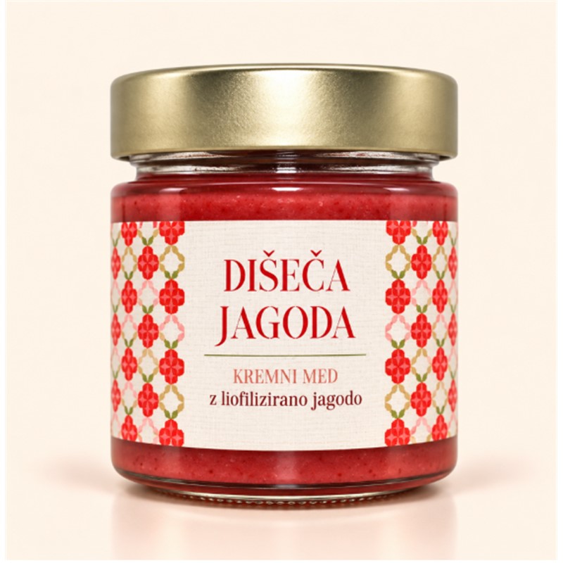 Kremni med Dišeča jagoda 250 g Mr. Bee