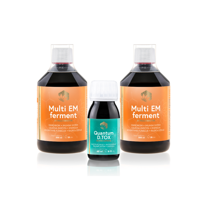 Akcijski paket 2x Multi EM ferment + Quantum Dtox gratis