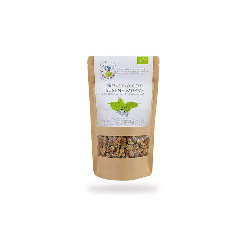 Presne ekološke sušene murve 130g drobTinka