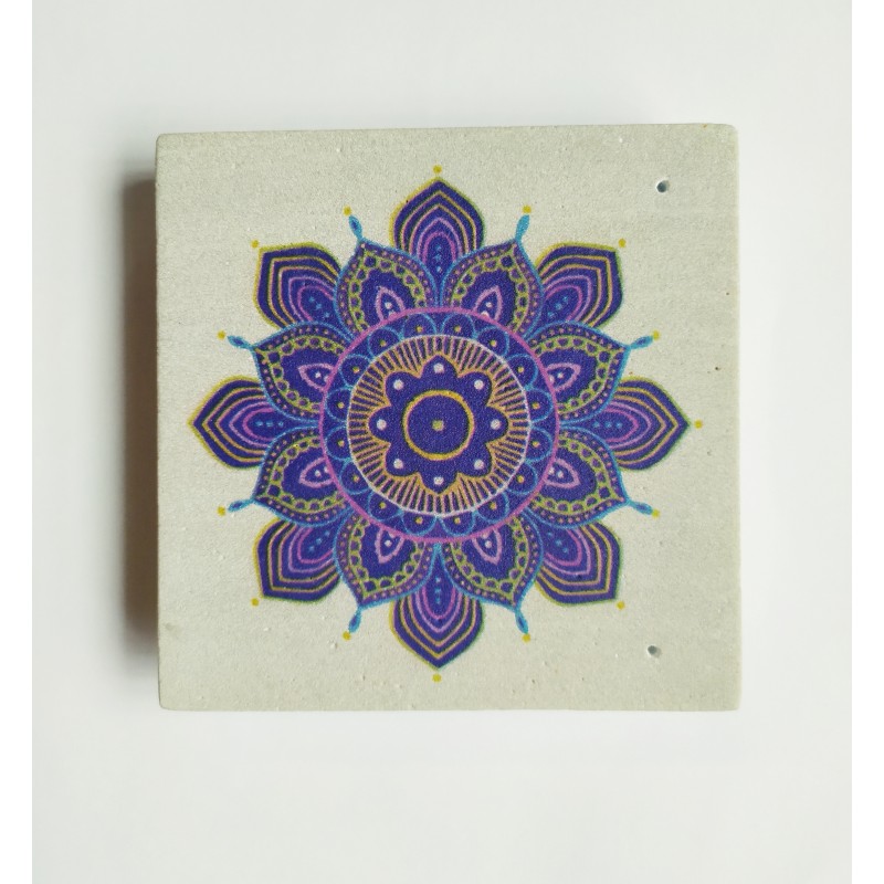 Podstavek za dišeče palčke 10x10 cm MANDALA