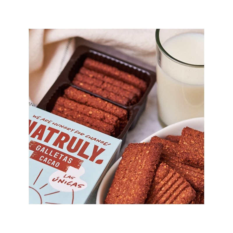 Bio keksi s kakavom brez glutena, laktoze 125 g Natruly