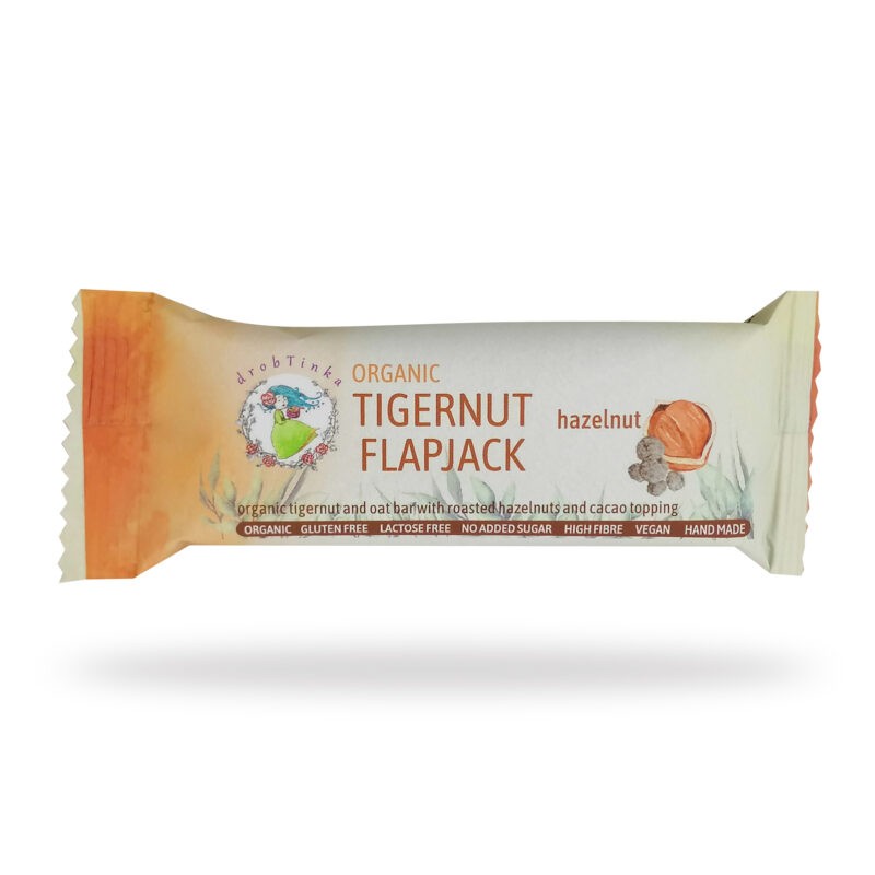 Tablica Flapjack z lešniki, 40 g, drobtinka