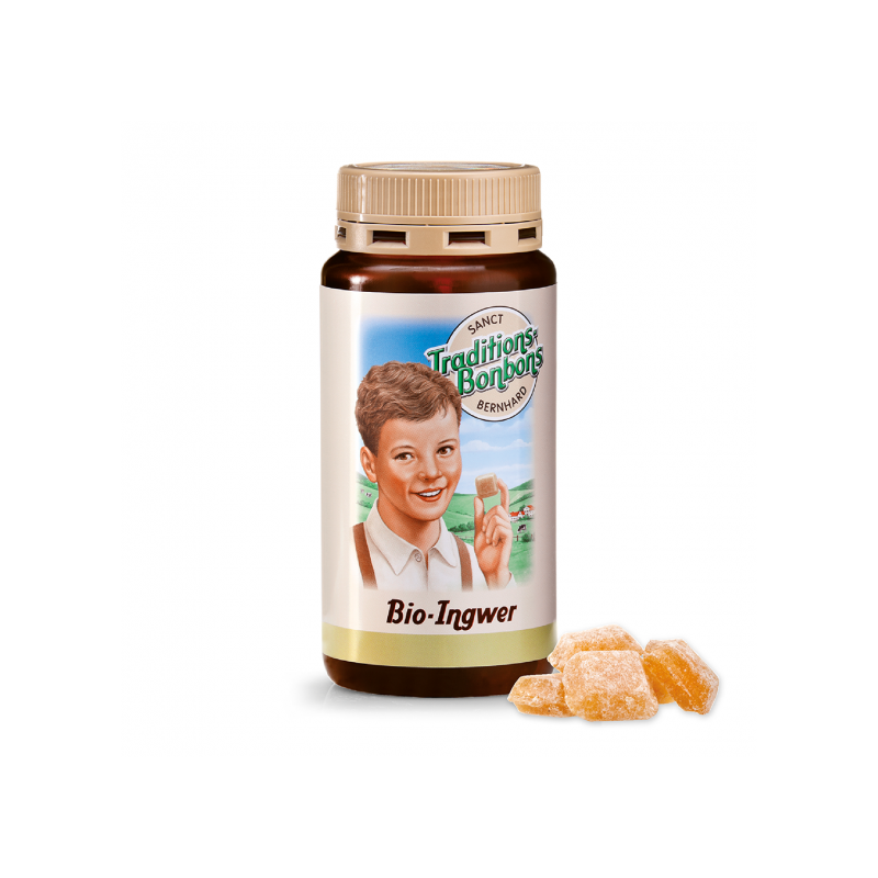 Bio ingverjevi bonboni 170g Sanct Bernhard