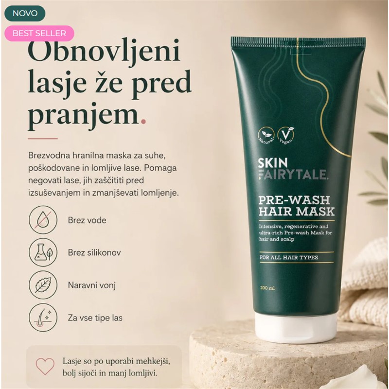 Pre Wash maska za lase 200 ml Skin Fairytale