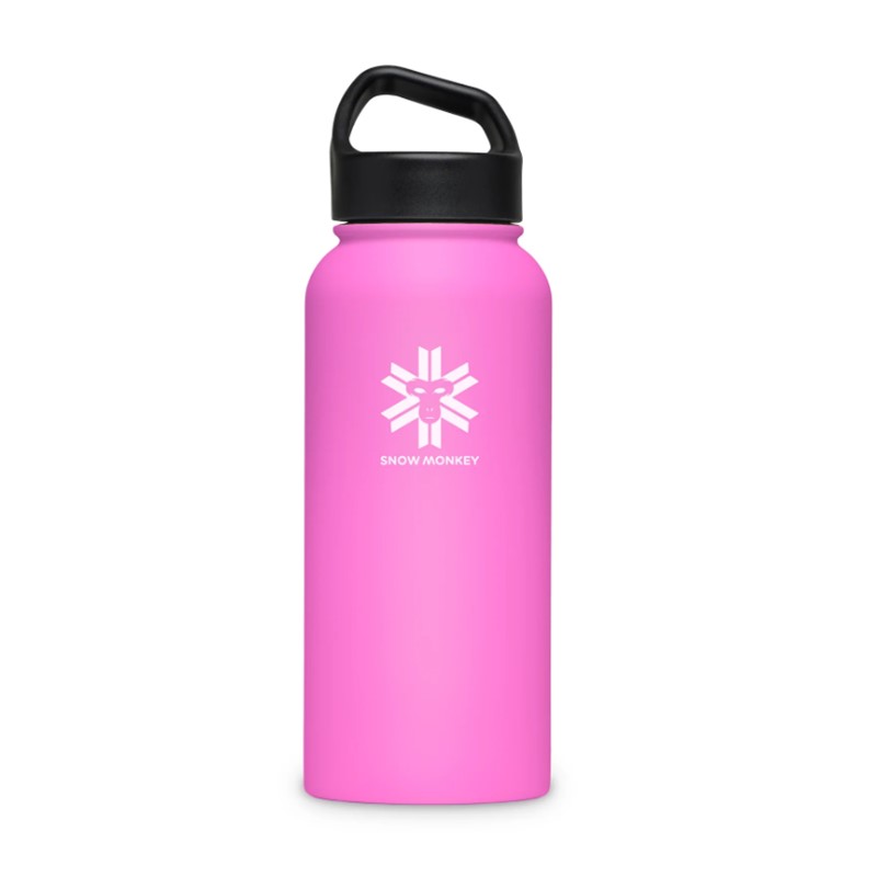 Flaška Traveler candy pink 1 L Snow Monkey
